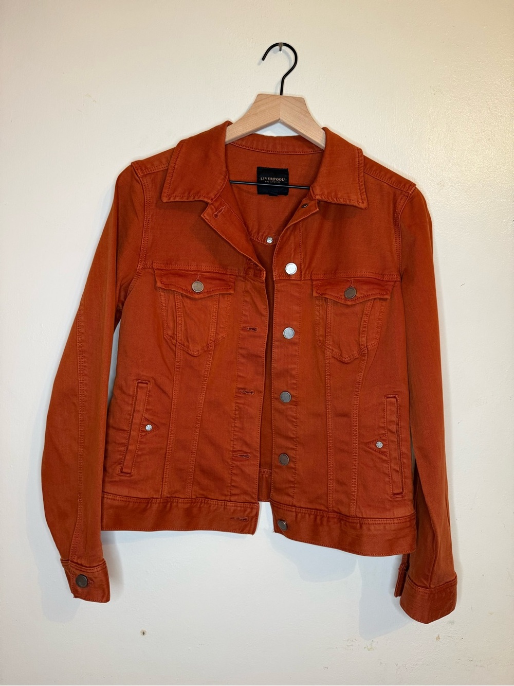 Liverpool Women's Rust Orange Denim Jacket